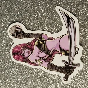 PIN-UP RETRO Waterproof Sticker